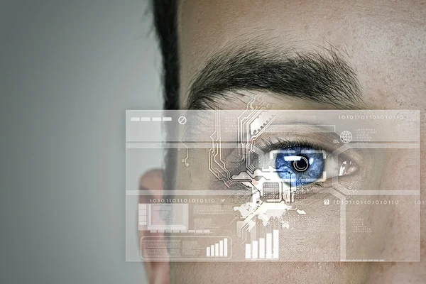 Identification of eye — Stock Photo, Image