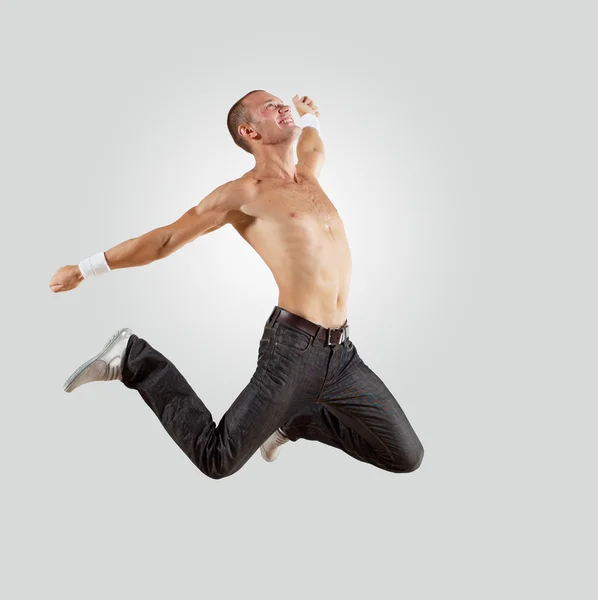 Ballerino in posa in stile moderno — Foto Stock