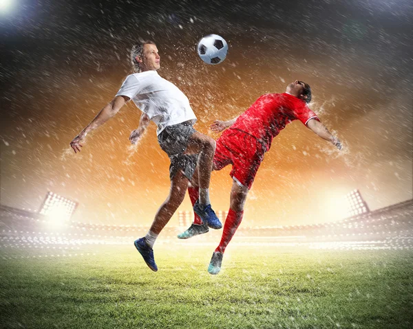 Two football player — Stock Photo, Image