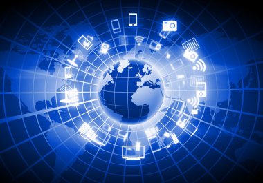 dijital dünya görüntüsü