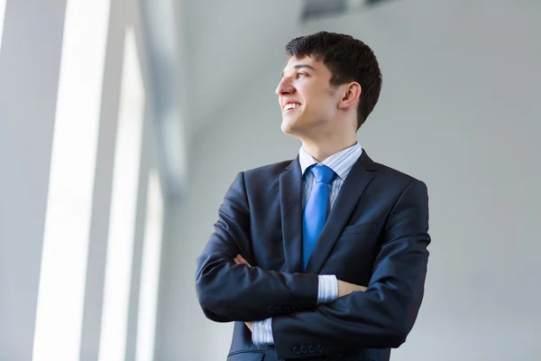 Jonge succesvolle zakenman — Stockfoto