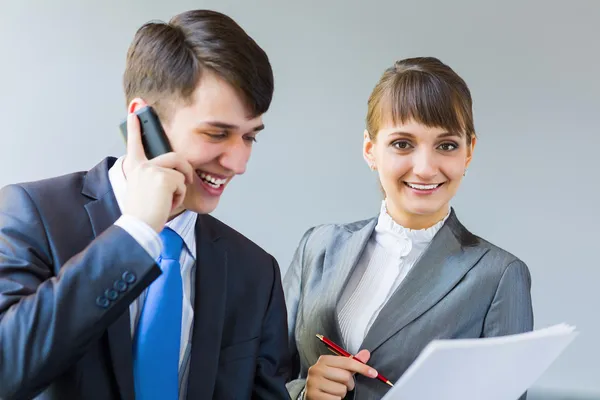 Ondernemers op het werk — Stockfoto