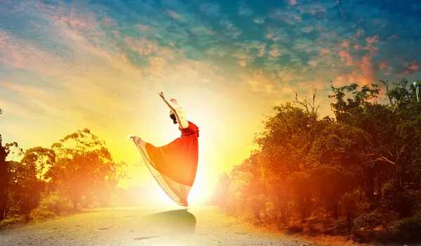 Female ballet dancer — Stock Photo, Image