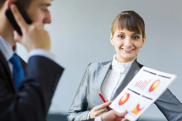 Ondernemers op het werk — Stockfoto