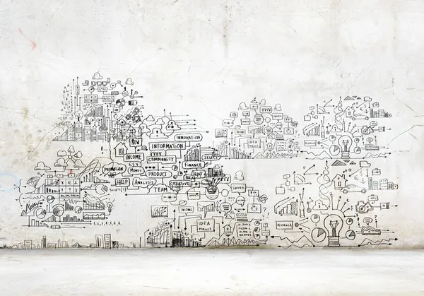 Sketch background image — Stock Photo, Image