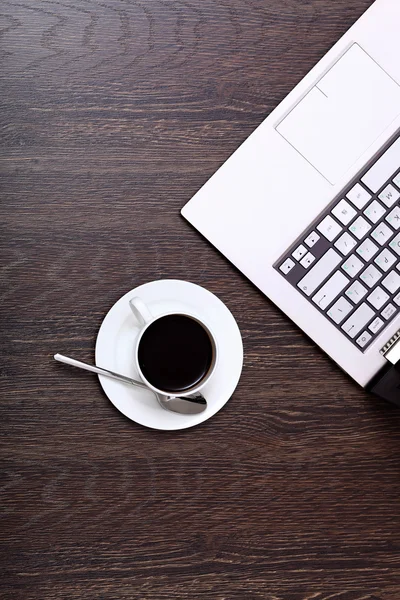 Caffè sul posto di lavoro — Foto Stock