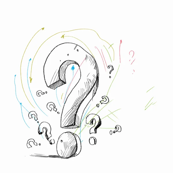 Question mark — Stock Photo, Image