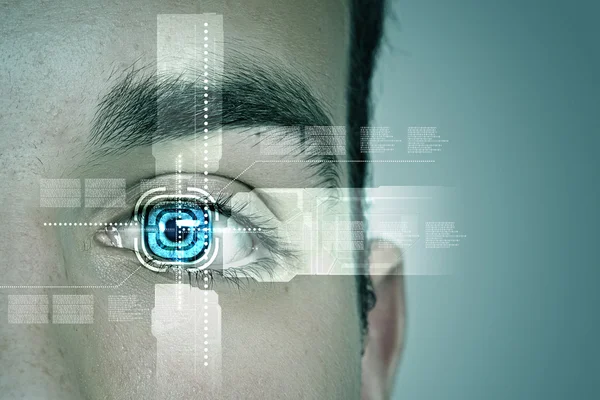 Identification of eye — Stock Photo, Image