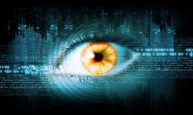 İnsan gözüne yakın çekim