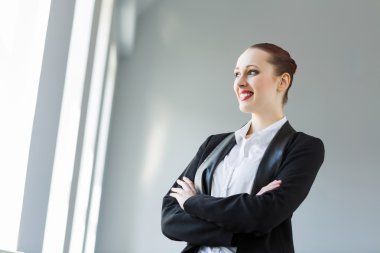 Kendine güvenen iş kadını