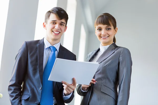 Företagare i arbetet — Stockfoto