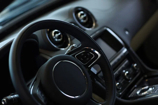 Car steering wheel — Stock Photo, Image