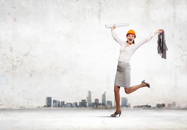 Happy engineer — Stock Photo, Image