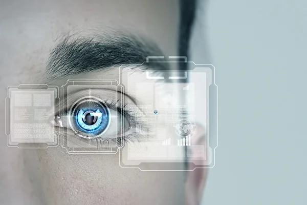 Identification of eye — Stock Photo, Image