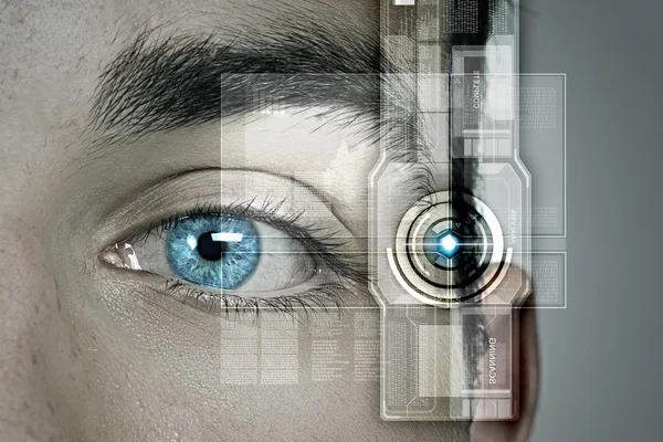 Identification of eye — Stock Photo, Image