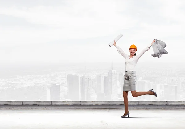 Happy engineer — Stock Photo, Image