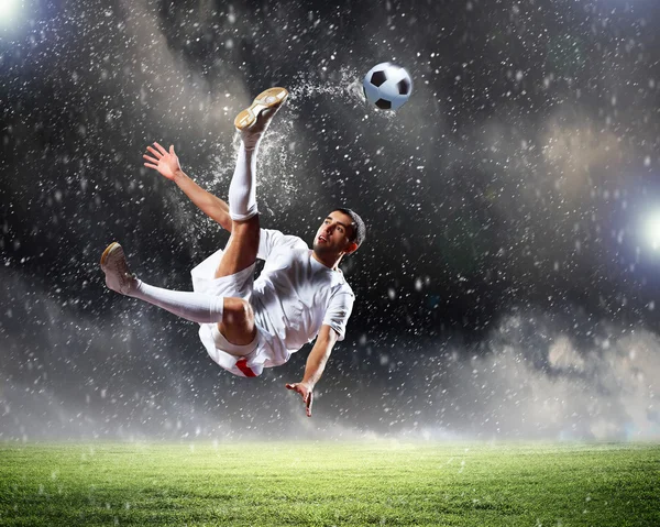 Giocatore di calcio — Foto Stock