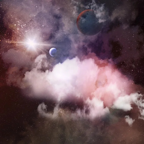 Image of planets in space — Stock Photo, Image