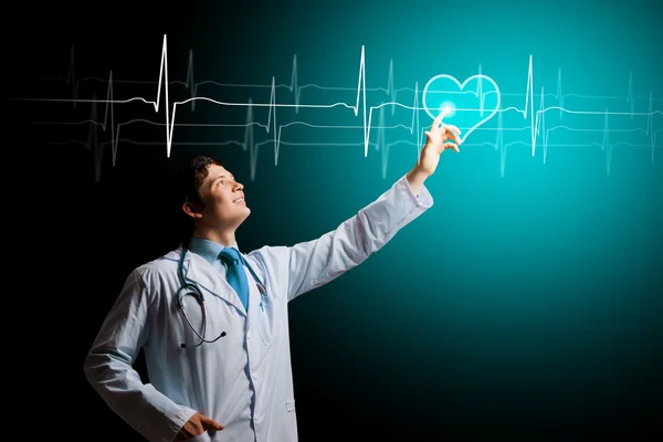 Young cardiologist — Stock Photo, Image