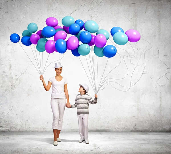 Madre e suo figlio — Foto Stock