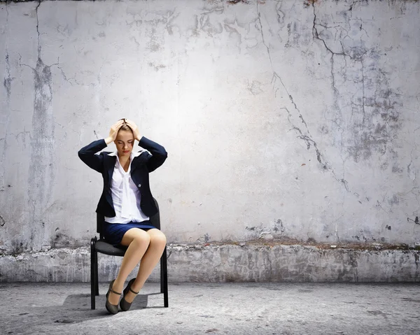 Mujer de negocios cansada —  Fotos de Stock