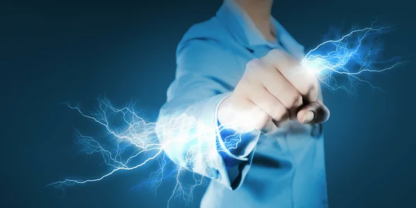 Power in hands — Stock Photo, Image