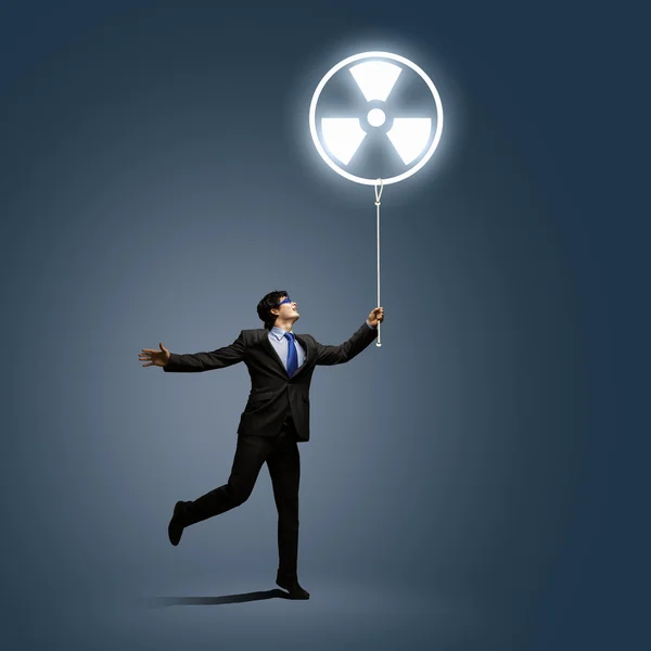 Pericolo di radiazioni — Foto Stock