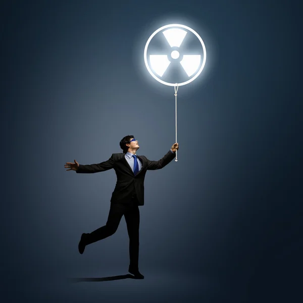 Pericolo di radiazioni — Foto Stock
