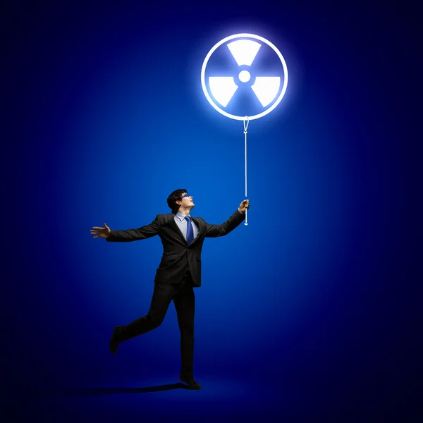 Risk för strålning — Stockfoto