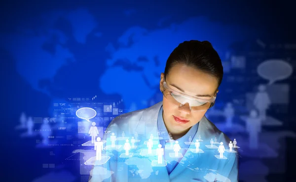 Woman scientist — Stock Photo, Image