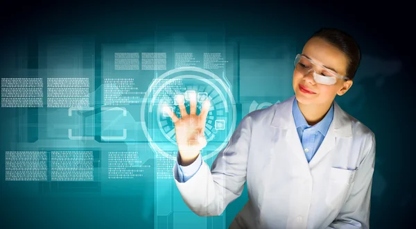 Woman scientist — Stock Photo, Image