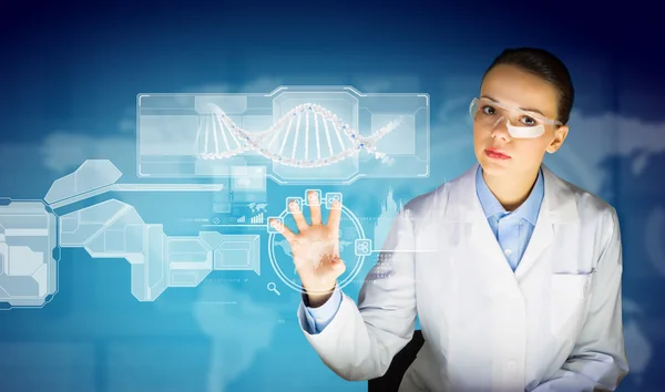 Woman scientist — Stock Photo, Image