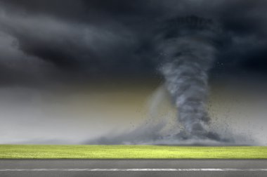 Tornado yolda