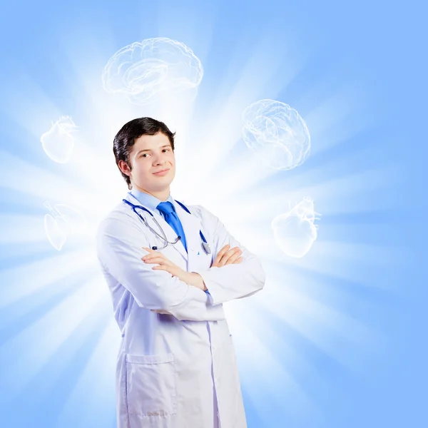 Confident doctor — Stock Photo, Image