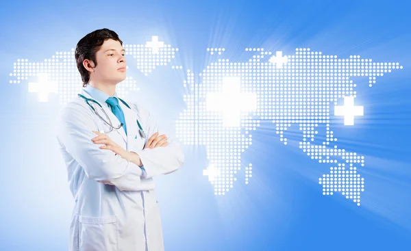 Confident doctor — Stock Photo, Image