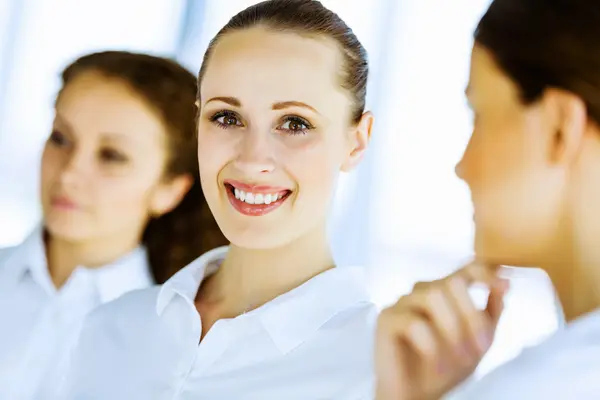 Women at presentation — Stock Photo, Image