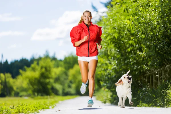 Ragazza sportiva — Foto Stock