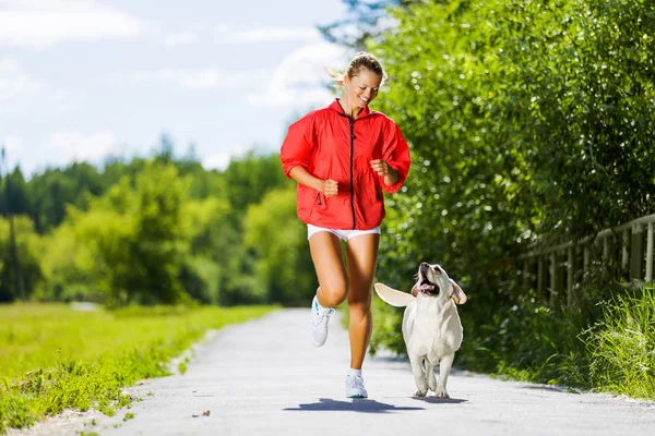 Ragazza sportiva — Foto Stock