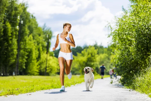 Ragazza sportiva — Foto Stock