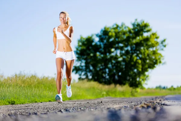 Ragazza sportiva — Foto Stock