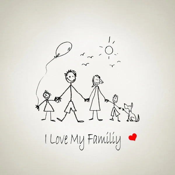 J'aime ma famille — Photo