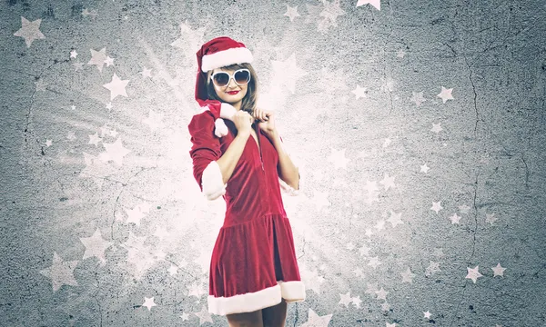 Santa girl — Stock Photo, Image