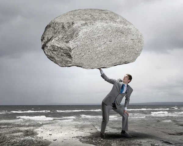 Överhängande problem — Stockfoto