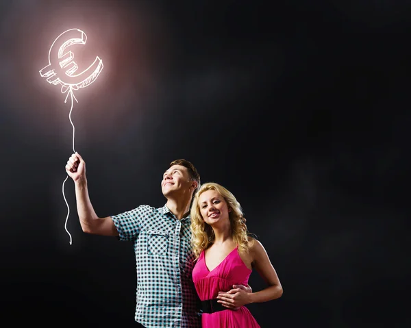 Young happy couple — Stock Photo, Image