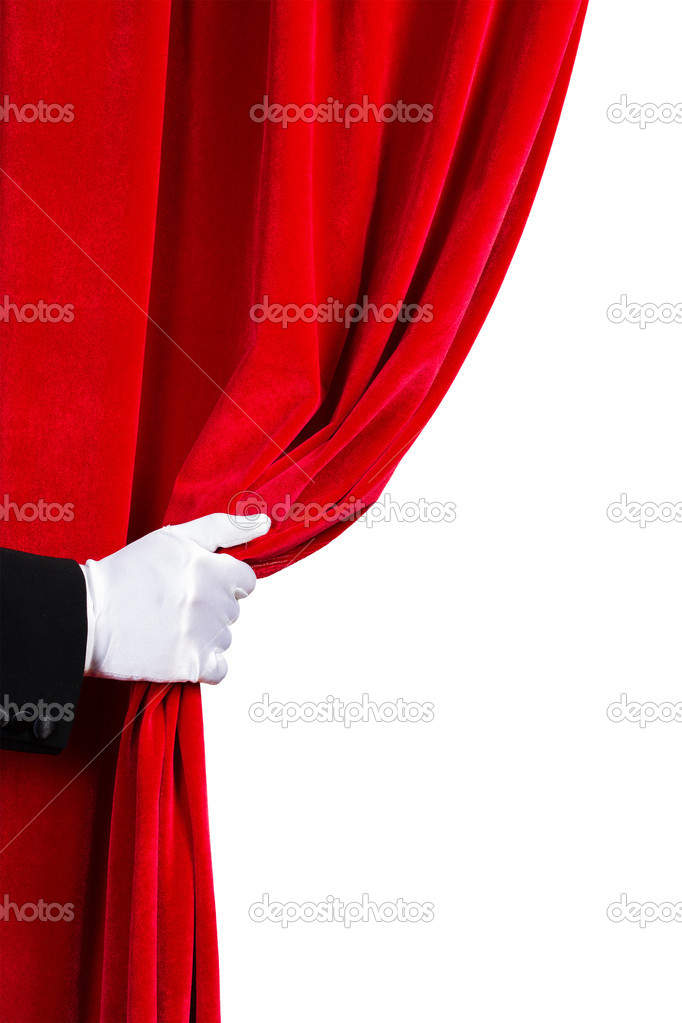 Red curtain