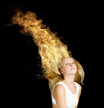 Yangın saçlar