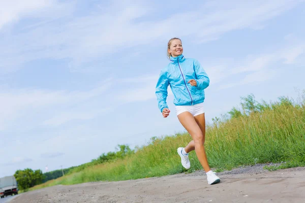 Ragazza sportiva — Foto Stock