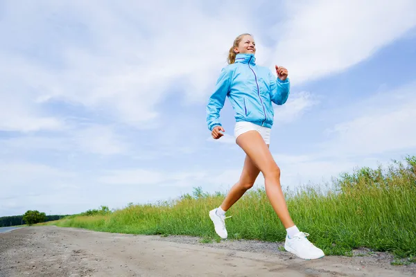 Ragazza sportiva — Foto Stock