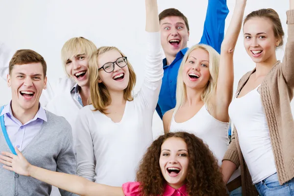 Groep studenten — Stockfoto