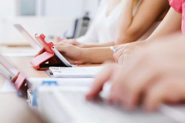 Students at lecture — Stock Photo, Image